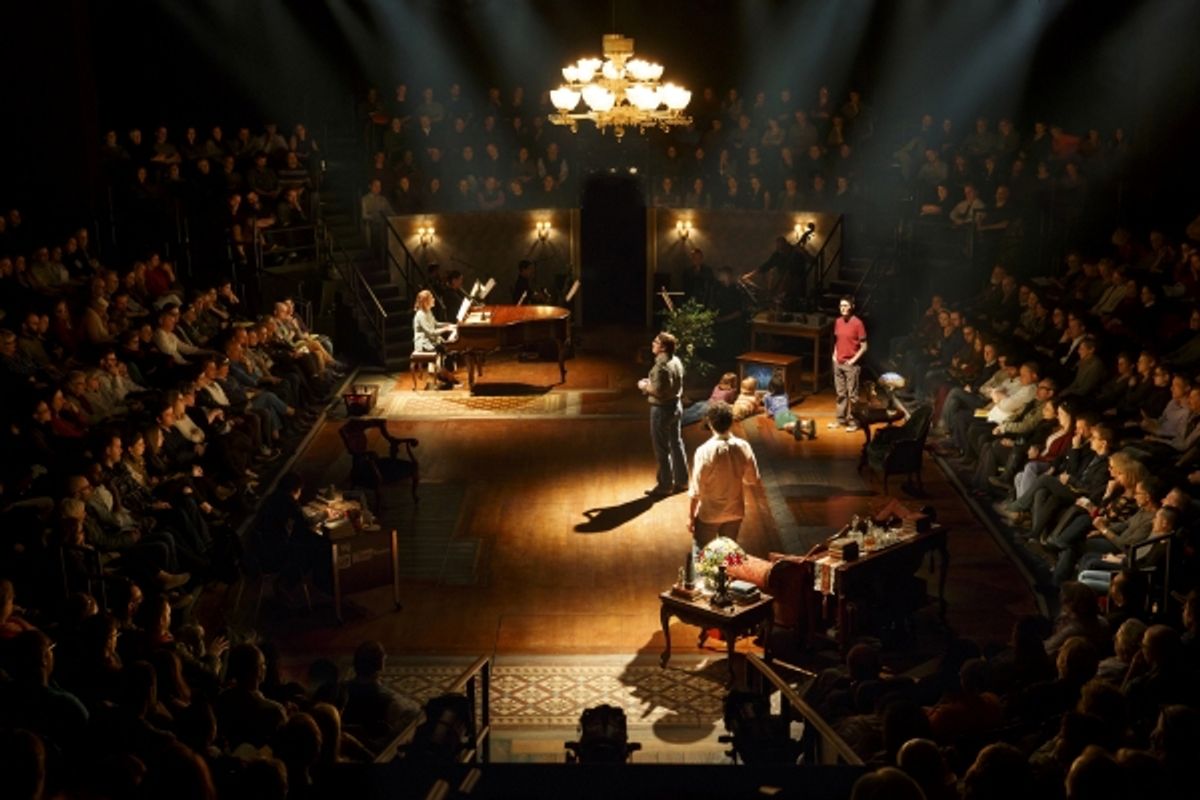 Cast of FUN HOME. Photo Credit: Joan Marcus at 