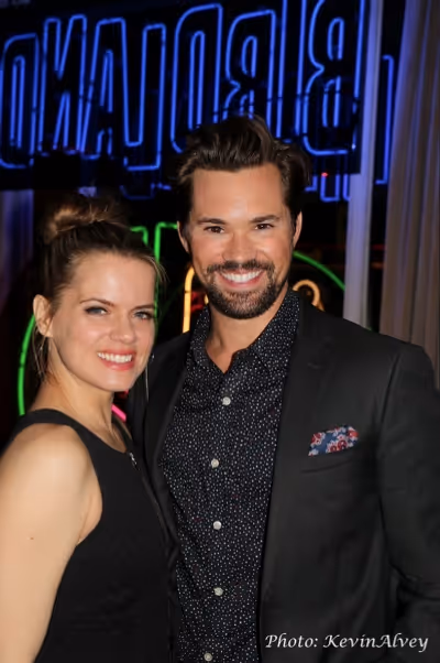 Amy Spanger, Andrew Rannells Photo
