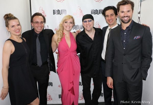 Amy Spanger, Tedd Firth, Elizabeth Stanley, Larry Lelli, Matt Aronoff, Andrew Rannell Photo