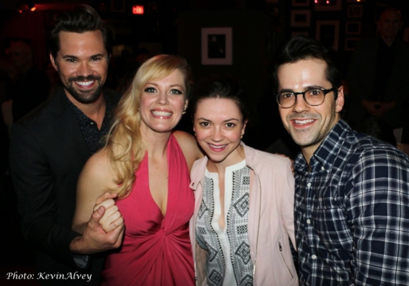 Photo Flash: Andrew Rannells & Amy Spanger Join ON THE TOWN's Elizabeth Stanley at Birdland  Image