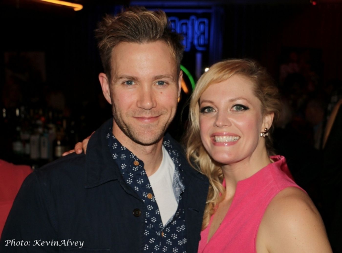 Photo Flash: Andrew Rannells & Amy Spanger Join ON THE TOWN's Elizabeth Stanley at Birdland  Image