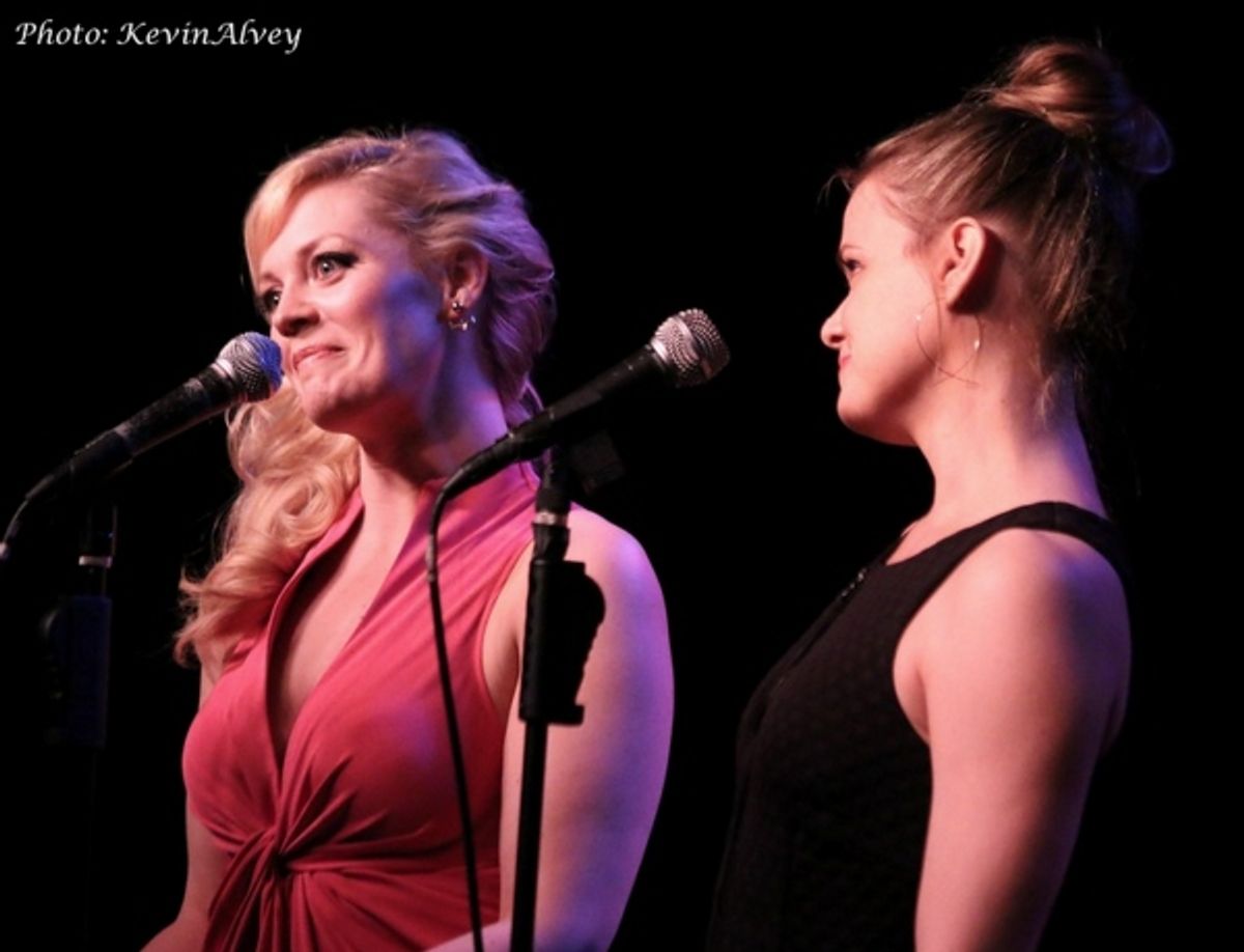 Elizabeth Stanley, Amy Spanger at 