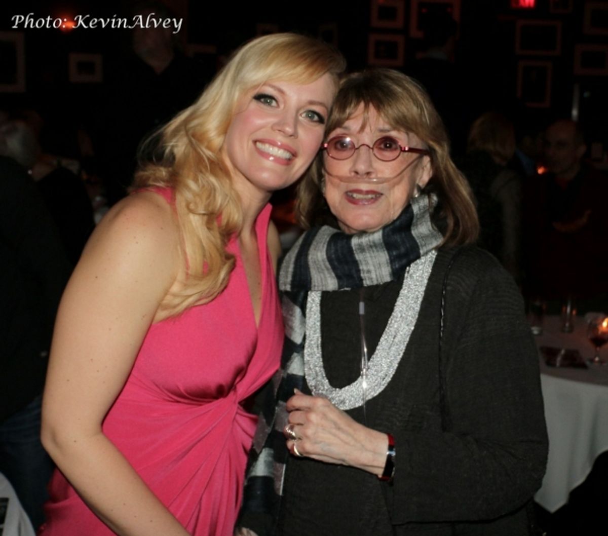 Elizabeth Stanley, Phyllis Newman at 