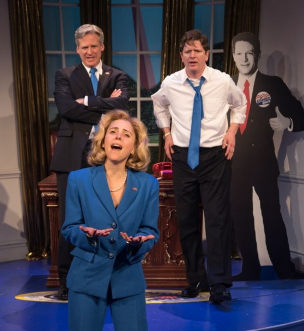 Kerry Butler) and her two loves WJ  (Tom Galantich and Billy (Duke Lafoon Photo