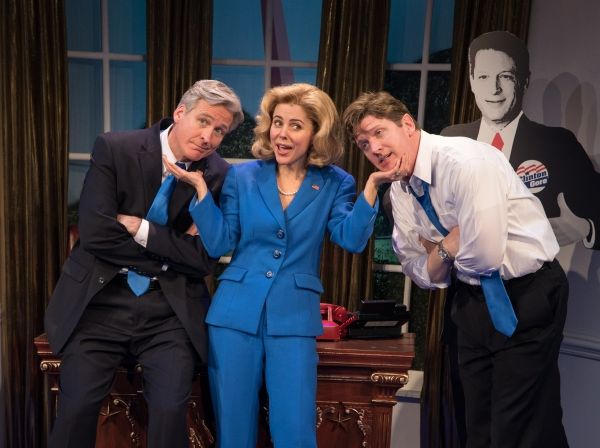 Kerry Butler) and her two loves WJ  (Tom Galantich and Billy (Duke Lafoon Photo