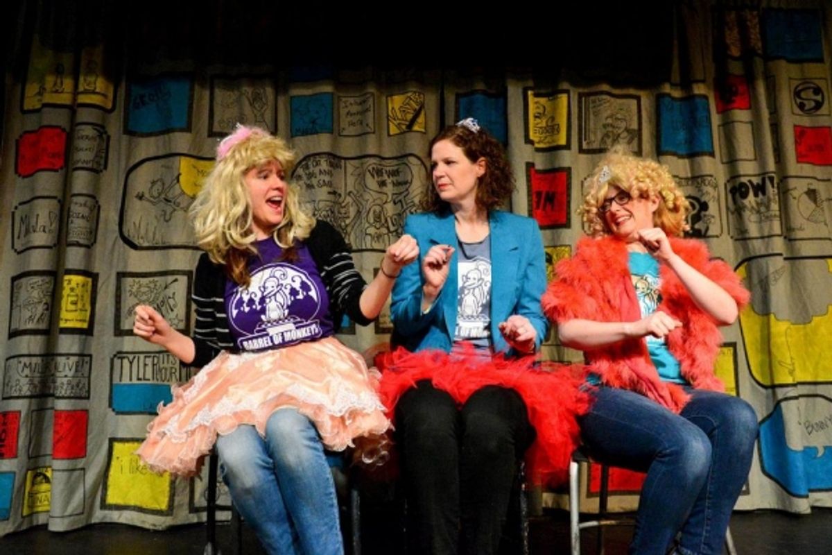 Mary Winn Heider, Lacy Katherine Campbell and Rachel Wilson at 