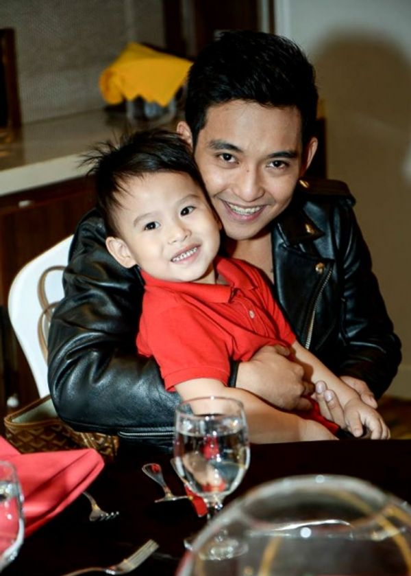 Patrick Adrian Libao and son Photo