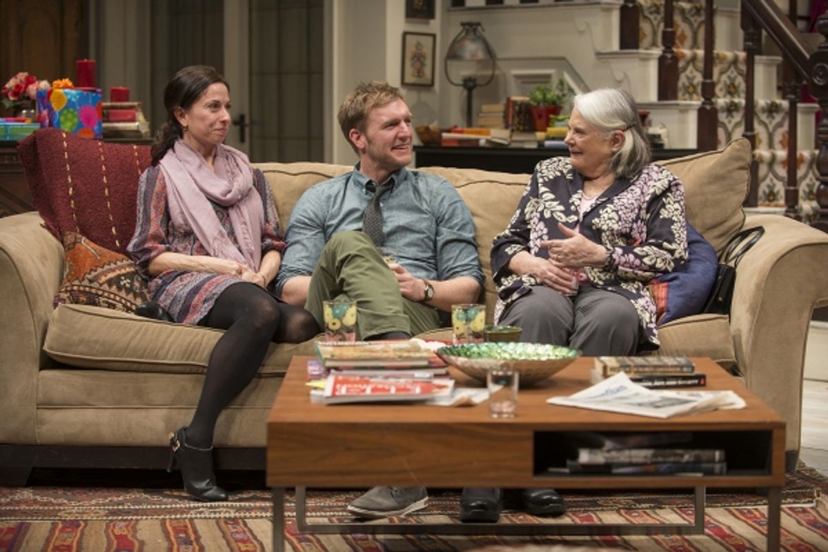 Audrey Francis (Claire), Cliff Chamberlain (Mark) and ensemble member Lois Smith (Patricia)  at 