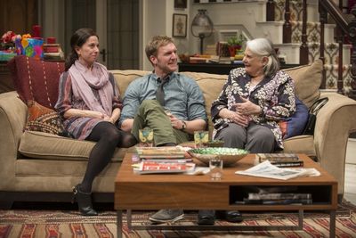 Audrey Francis (Claire), Cliff Chamberlain (Mark) and ensemble member Lois Smith (Pat Photo