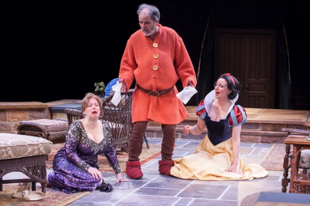 Sherri L. Edelen as Sonia, Eric Hissom as Vanya and Grace Gonglewski as Masha at 