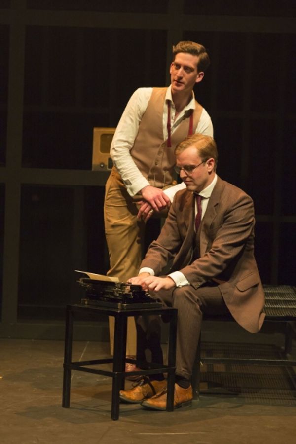 Ben Woods (left) as Richard Loeb
Jo Parsons (right) as Nathan Leopold Photo