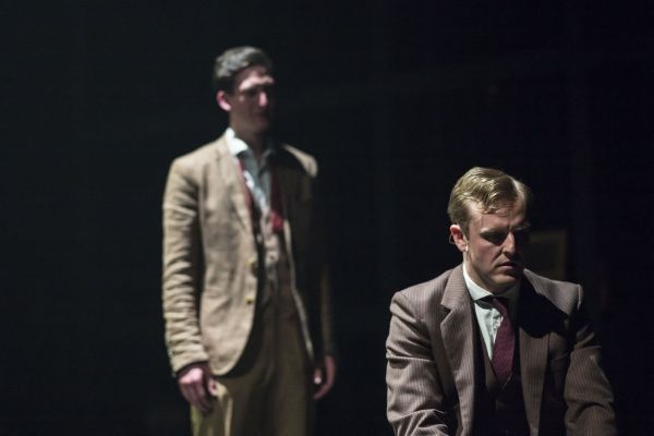 Ben Woods (left) as Richard Loeb
Jo Parsons (right) as Nathan Leopold Photo