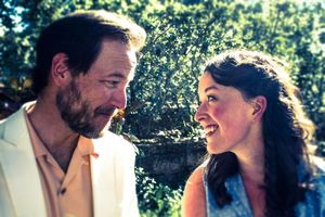 David Lowe as Emile de Becque and Ali Thibodeau as Nellie Forbush Photo