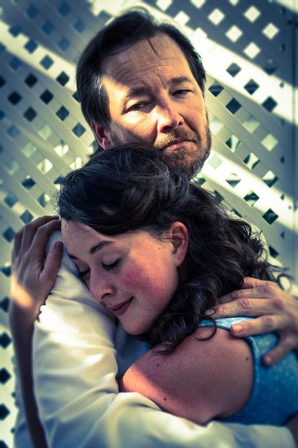 David Lowe as Emile de Becque and Ali Thibodeau as Nellie Forbush Photo