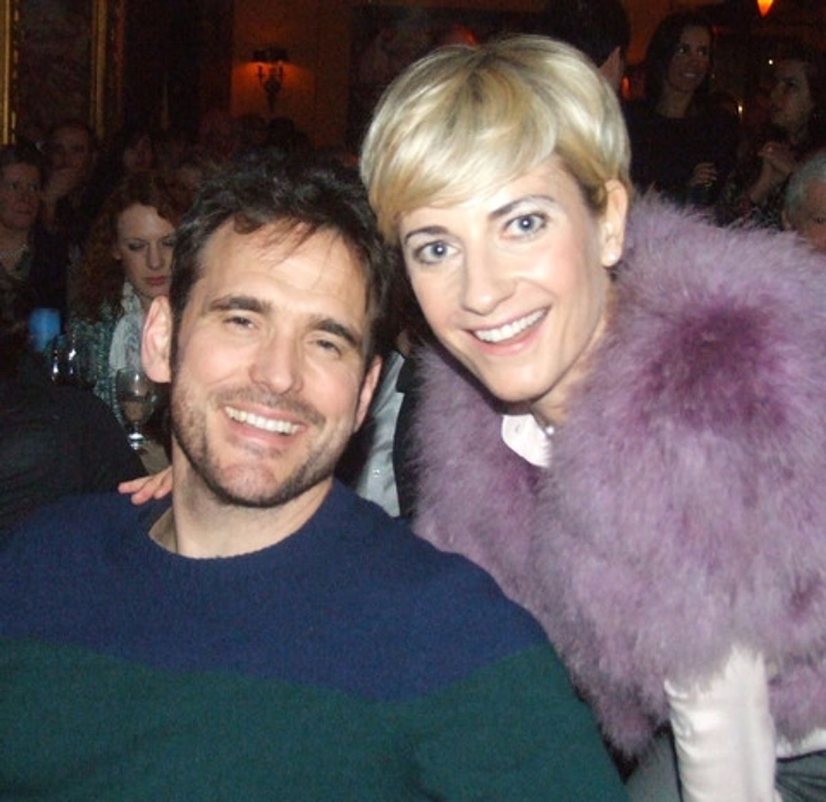 Adrienne Haan with Matt Dillon at 