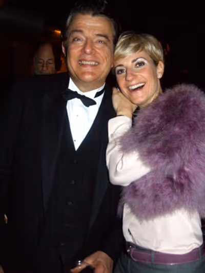 Adrienne Haan with Vince Giordano Photo
