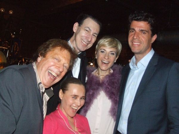 Robert R. Blume, Nighthawks band member, Olga Papkovitch, Adrienne Haan and Steve Mag Photo