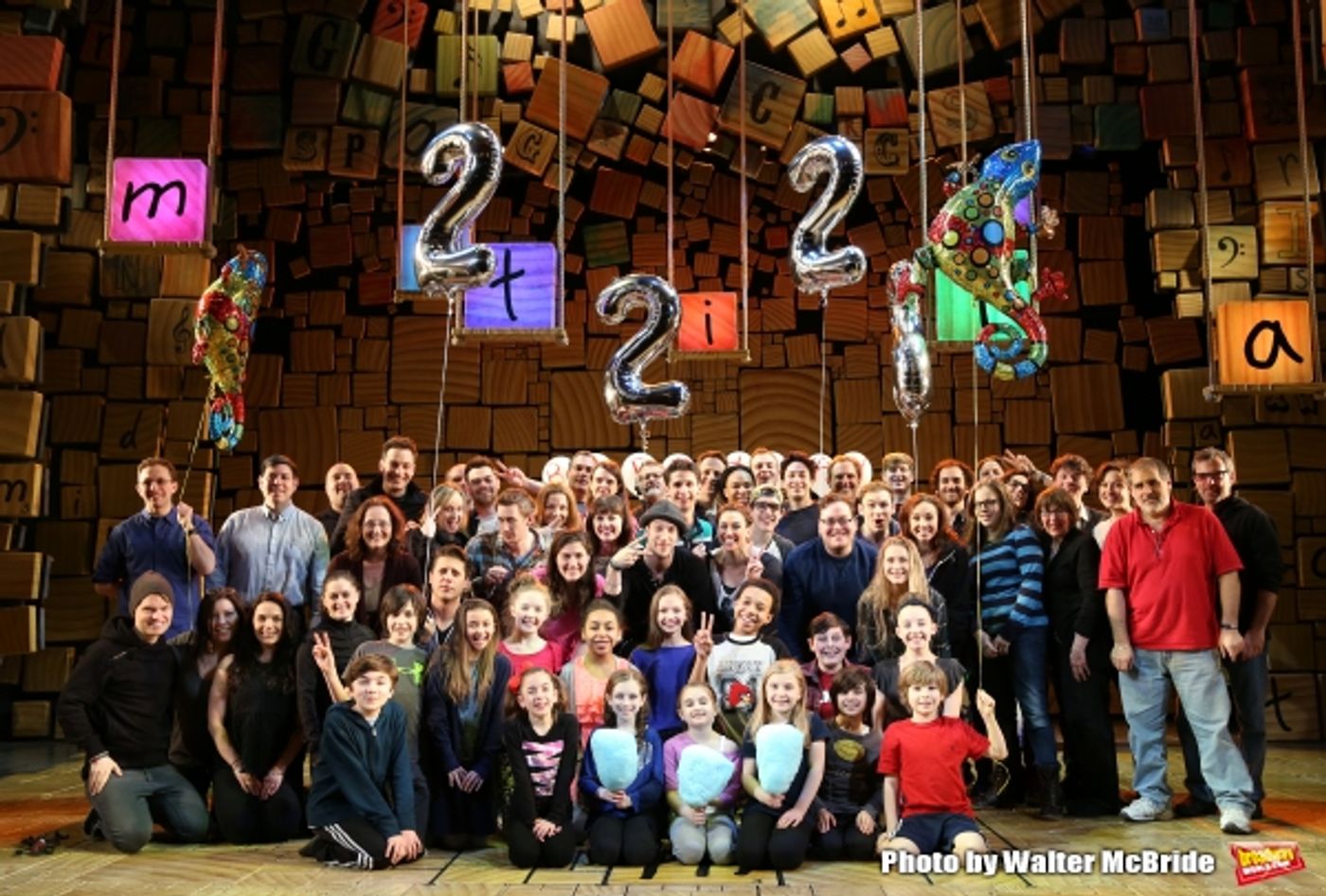 Photo Coverage: MATILDA Cast Celebrates Two Naughty Years on Broadway! Image