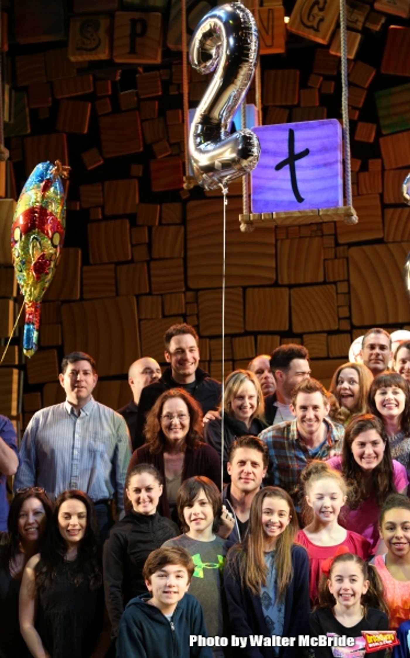 Photo Coverage: MATILDA Cast Celebrates Two Naughty Years on Broadway! Image