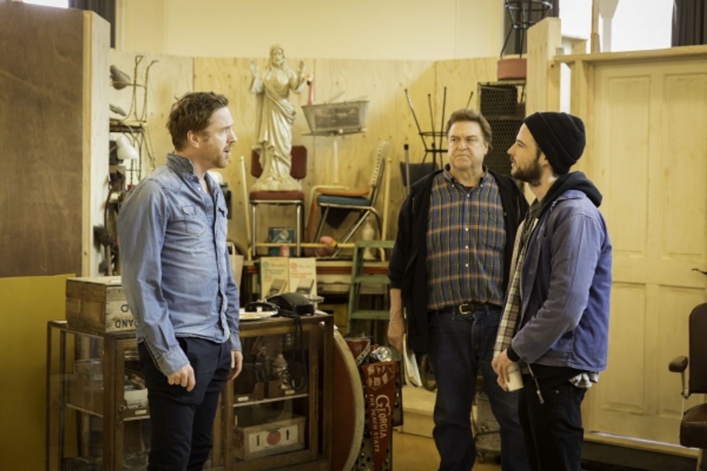 Photo Flash: Damian Lewis, John Goodman & Tom Sturridge in Rehearsal for West End's AMERICAN BUFFALO  Image