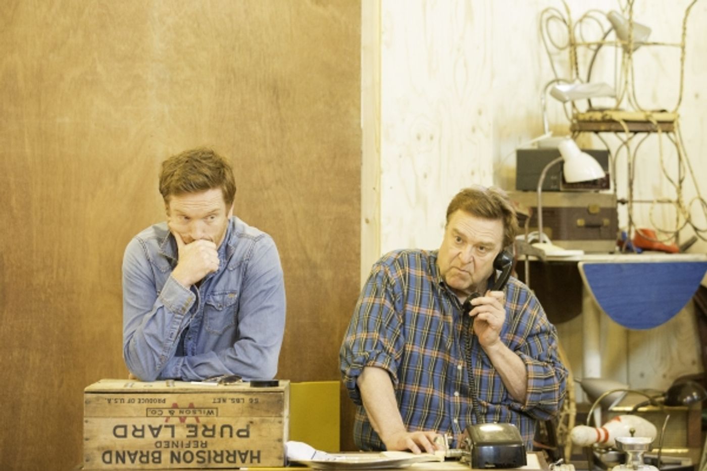 Photo Flash: Damian Lewis, John Goodman & Tom Sturridge in Rehearsal for West End's AMERICAN BUFFALO  Image