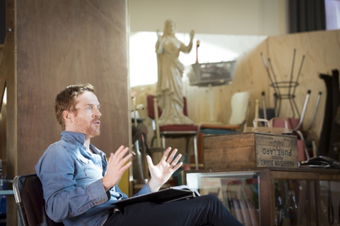 Photo Flash: Damian Lewis, John Goodman & Tom Sturridge in Rehearsal for West End's AMERICAN BUFFALO  Image