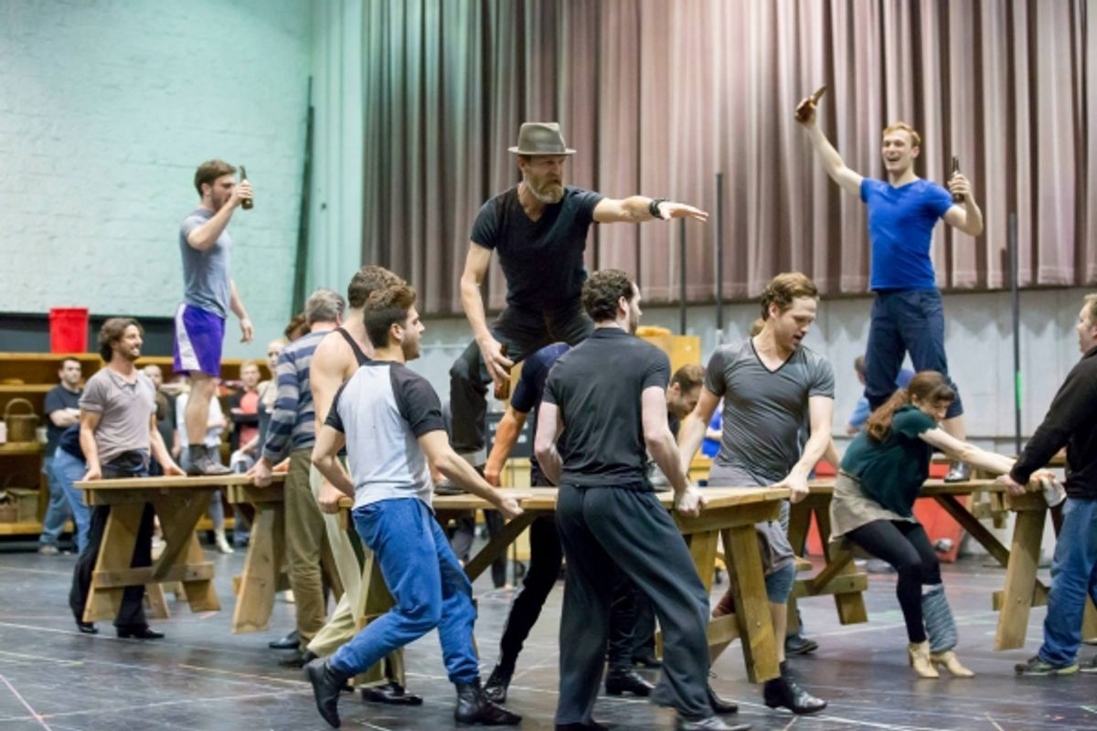 Jarrod Emick and cast at 