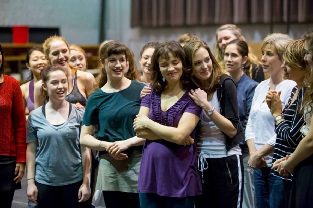 Jenn Gambatese and cast at 