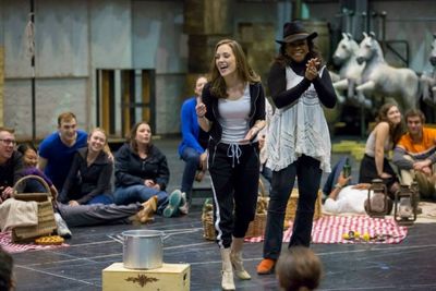 Laura Osnes and cast Photo
