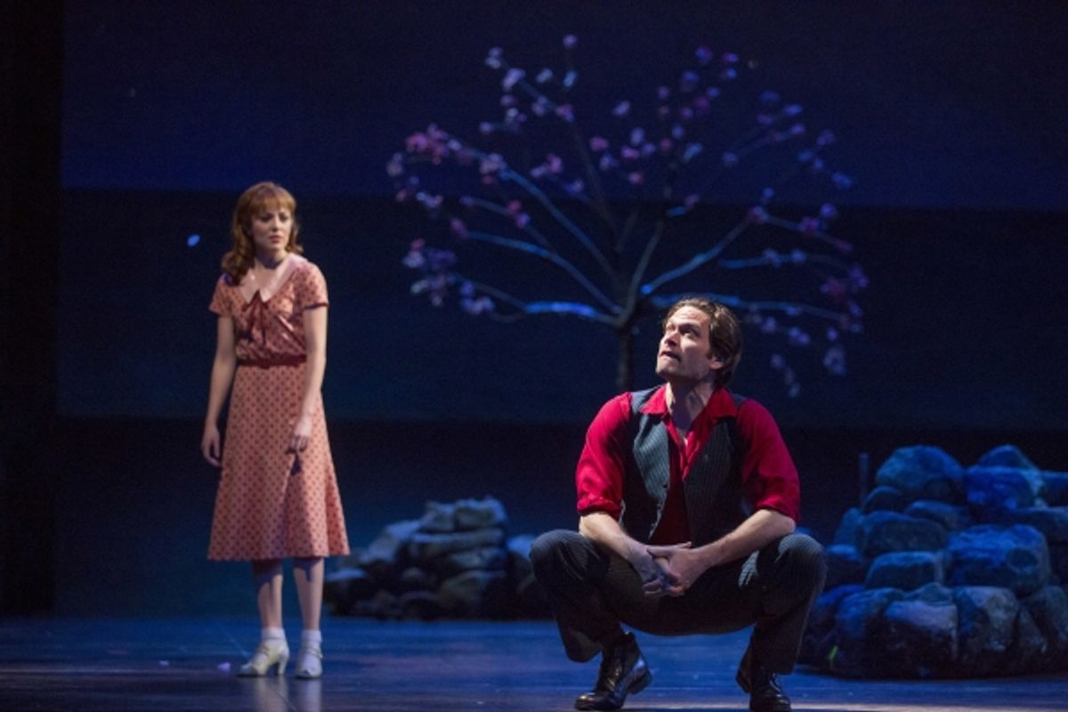 Steven Pasquale, Laura Osnes at 