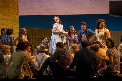Jenn Gambatese, Denyce Graves & Company of Carousel Photo