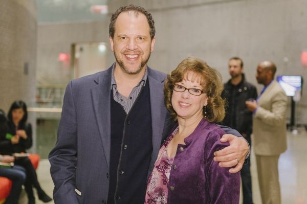 Director Aaron Posner and cast member Sherri L. Edelen  Photo