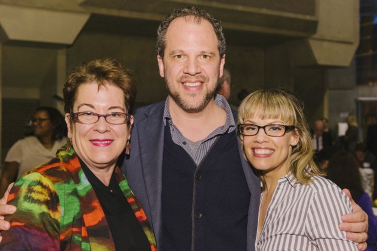 Artistic Director Molly Smith, director Aaron Posner and his wife, Erin Weaver at 