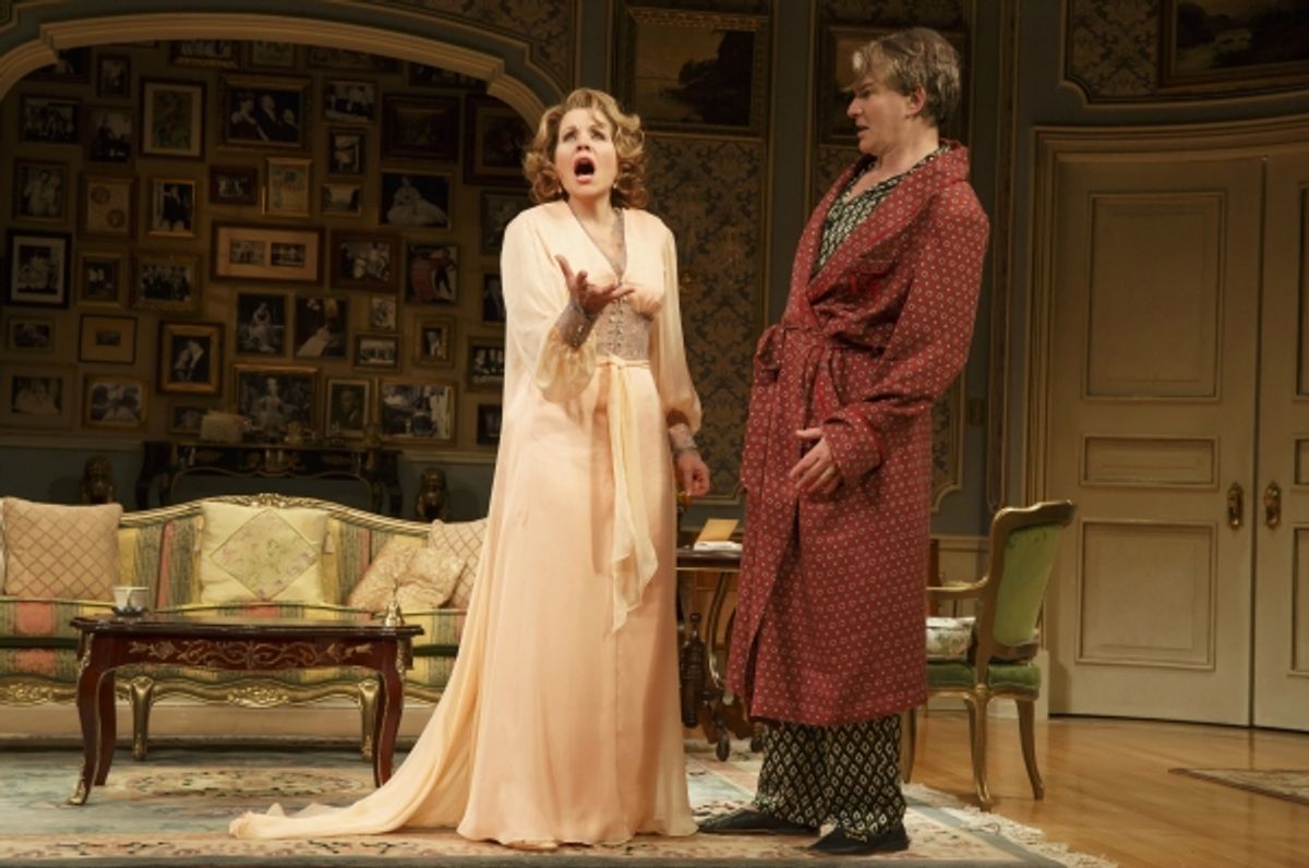 Renee Fleming as Raquel De Angelis and Douglas Sills as Vito De Angelis at 