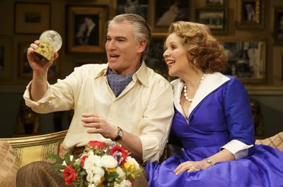 Douglas Sills as Vito De Angelis and Renee Fleming as Raquel De Angelis Photo