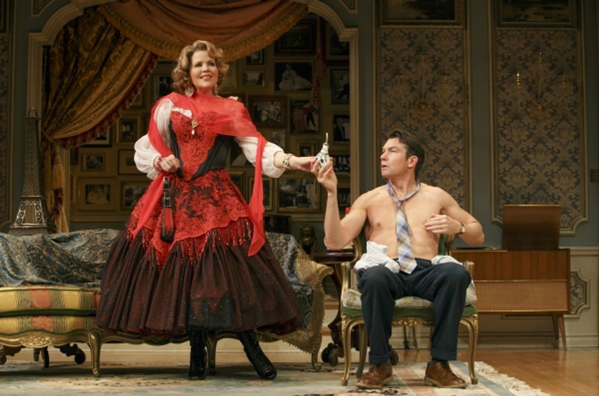 Renee Fleming as Raquel De Angelis and Jerry O''Connell as Robert Samson at 