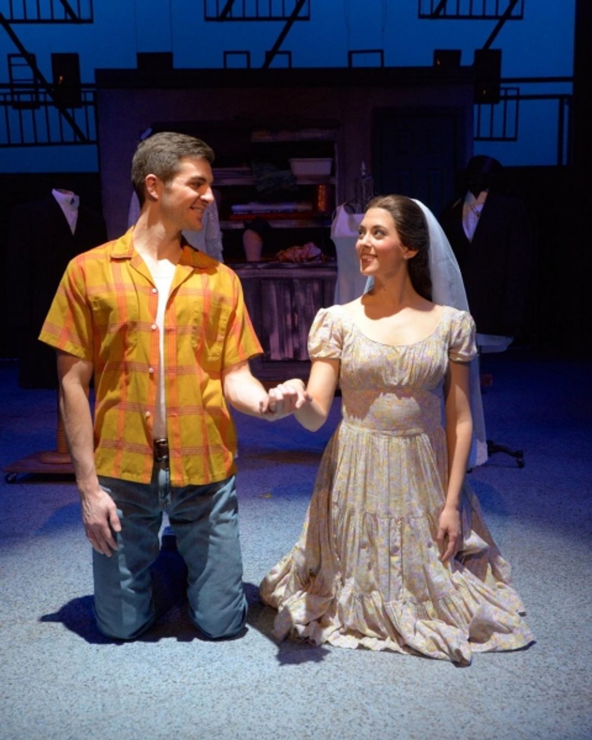 Zach Trimmer (Tony) and Carly Evans (Maria) at 