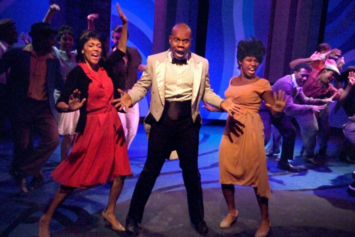 Jenna Gillespie, Matthew Sims, Jr., Brooke Brewer, and Ensemble at 