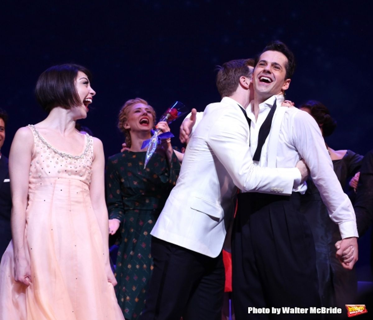 Leanne Cope, Christopher Wheeldon and Robert Fairchild  at 