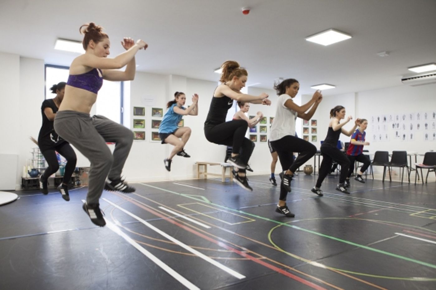 Photo Flash: In Rehearsal with Natalie Dew, Lauren Samuels & More for West End's BEND IT LIKE BECKHAM  Image