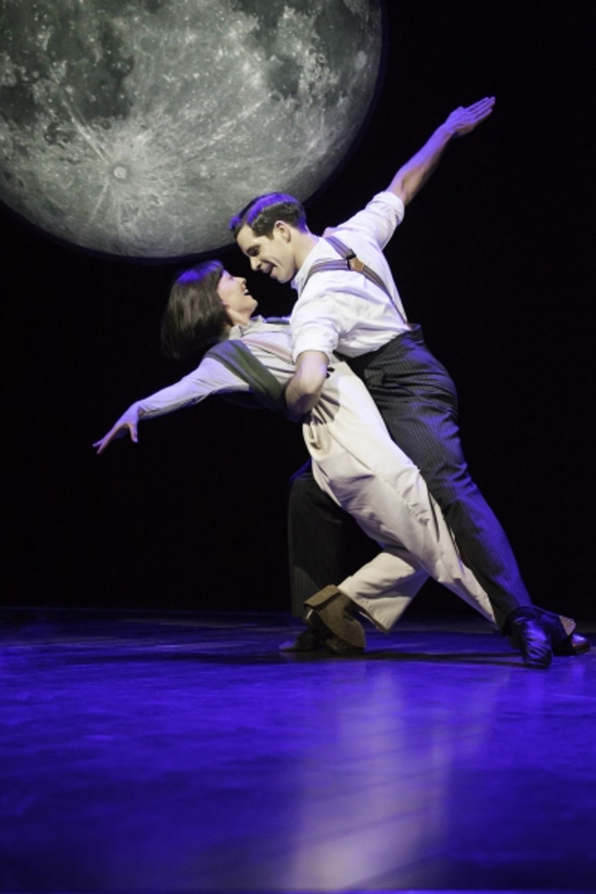 Lara Pulver, Dan Burton at 