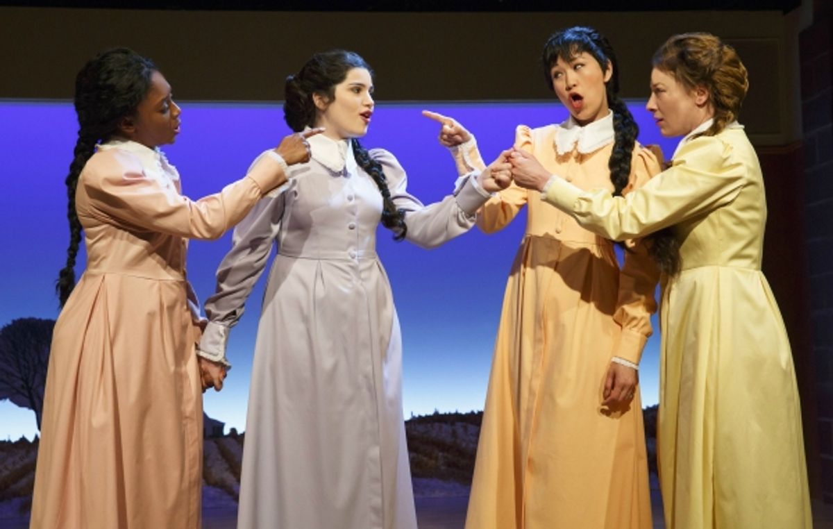 April Matthis, Carolina Sanchez, Cindy Cheung and Annie McNamara at 