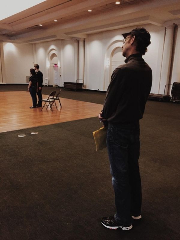 Director Jerry Winters (foreground) Photo