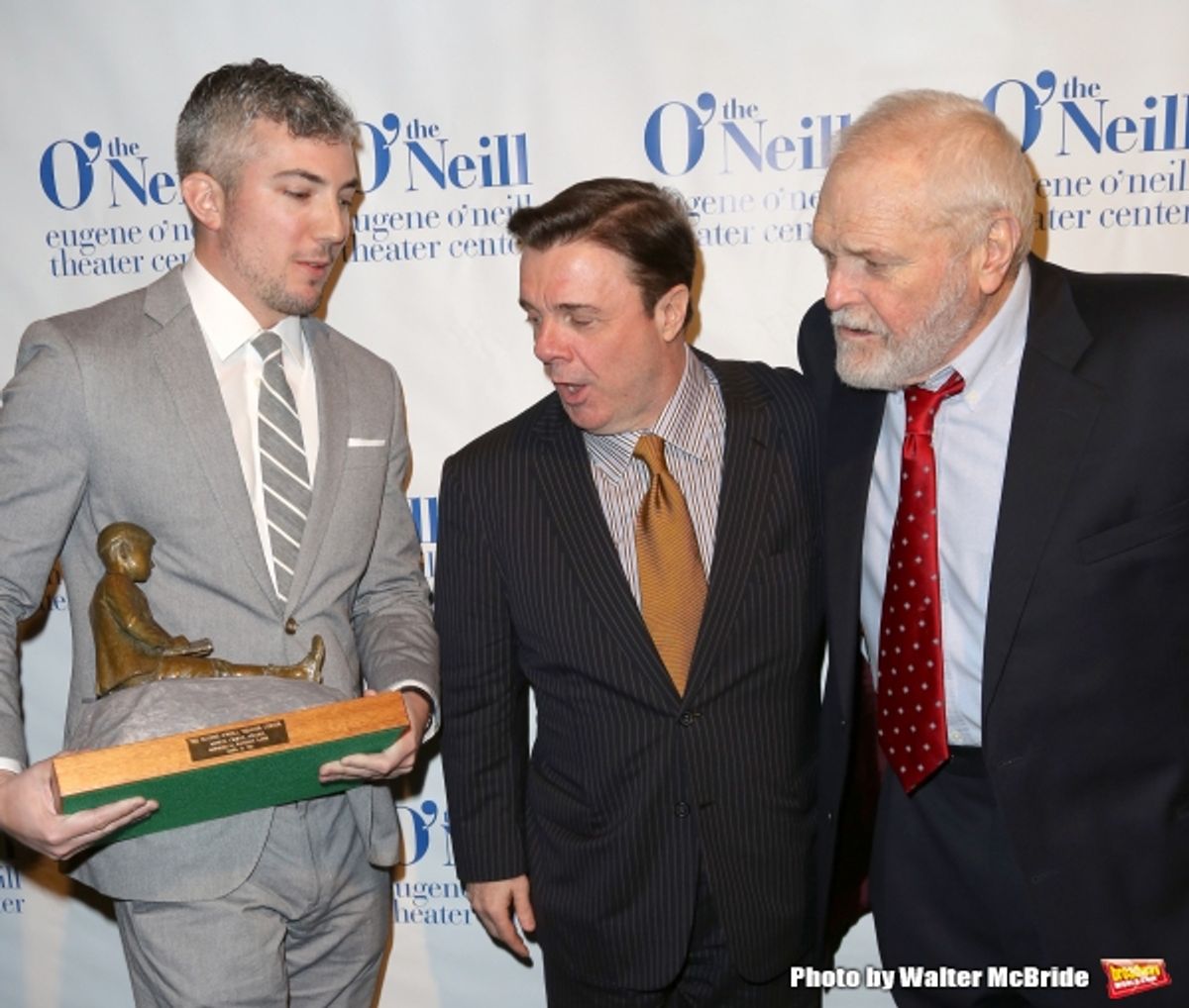 Execurive Director Preston Whiteway, Nathan Lane and Brian Dennehy  at 