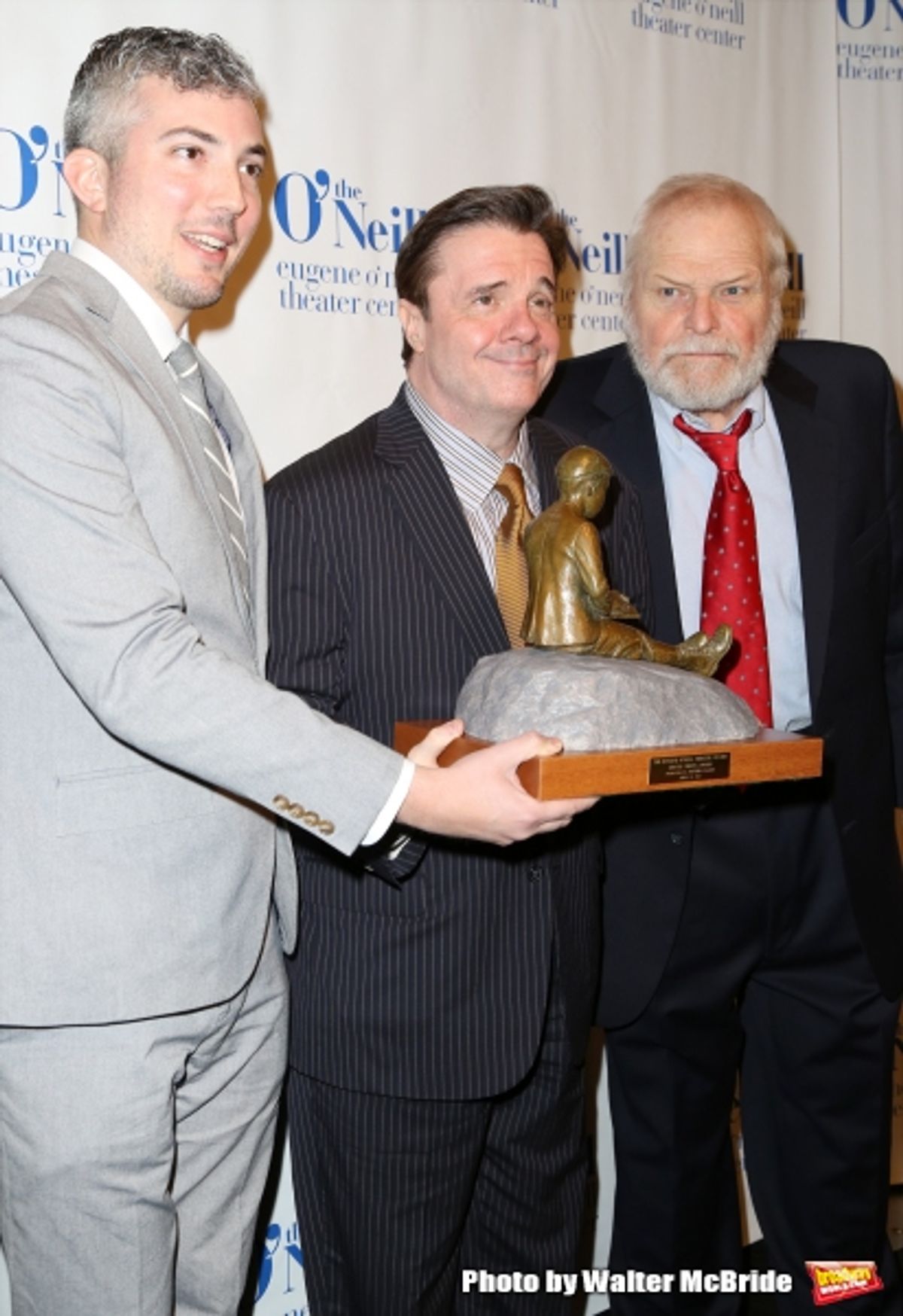 Executive Director Preston Whiteway, Nathan Lane and Brian Dennehy  at 