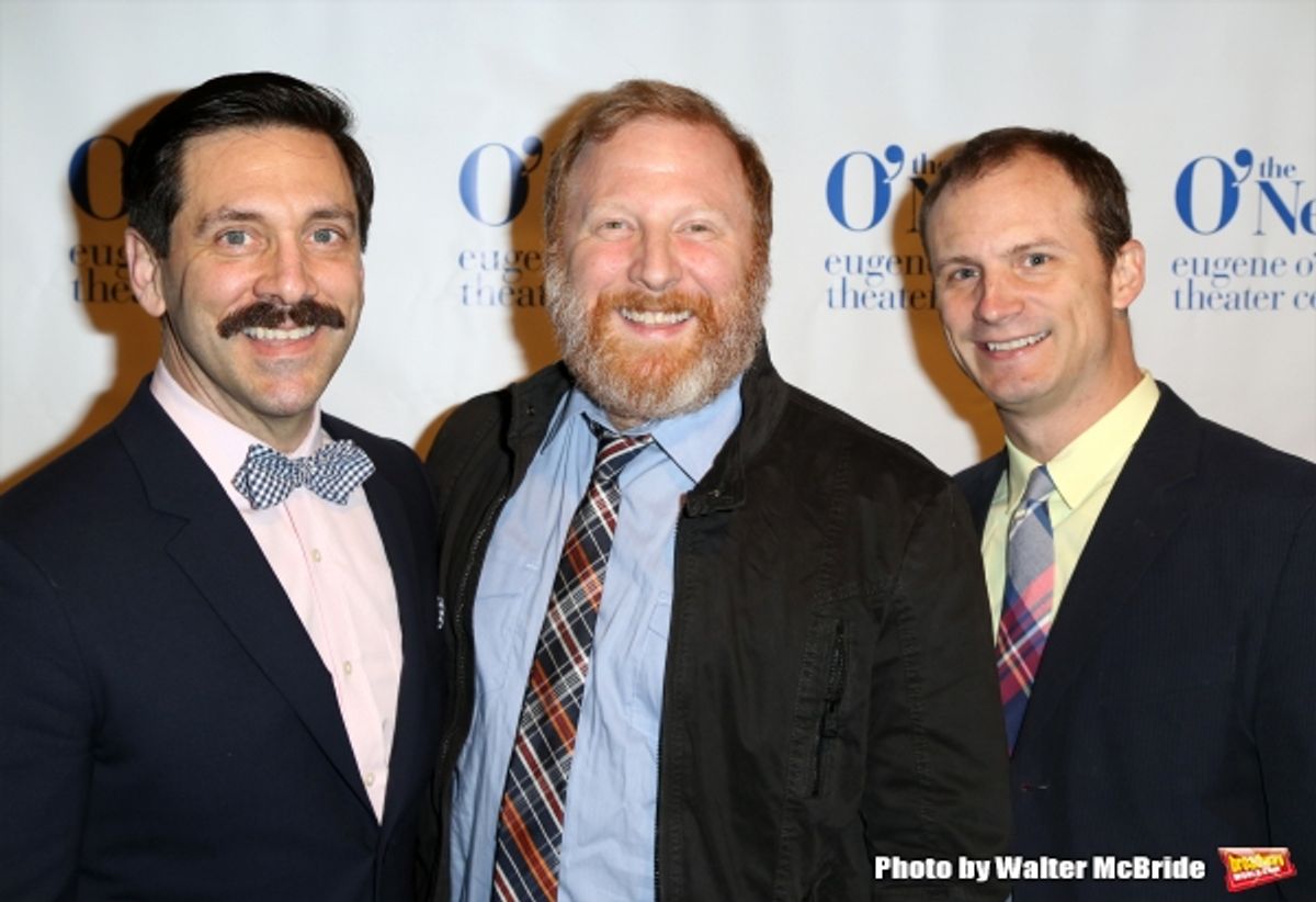 Michael Berresse, Hunter Bell and Jeff Bowen  at 