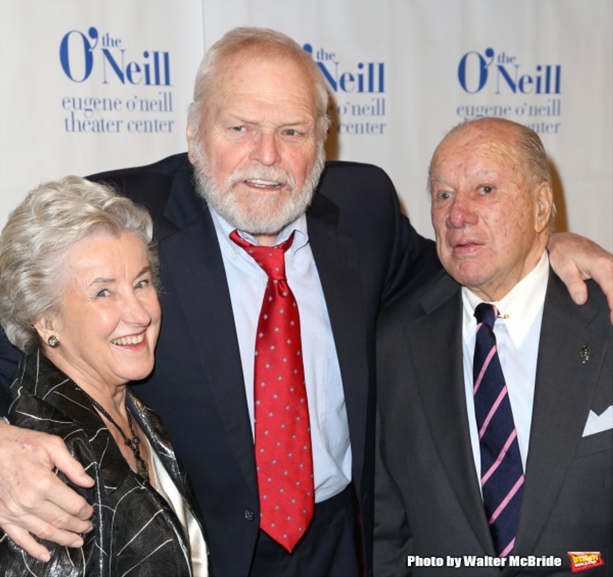Betsy White, Brian Dennehy and George C. White  at 