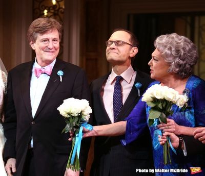 Brian Hargrove, David Hyde Pierce and Tyne Daly  Photo