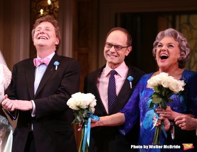 Brian Hargrove, David Hyde Pierce and Tyne Daly  Photo