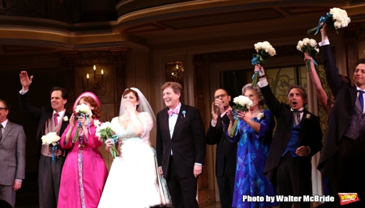 Michael X. Martin, Harriet Harris, Lisa Howard, Brian Hargrove, David Hyde Pierce, Tyne Daly, Chip Zien and Josh Grisetti  at 